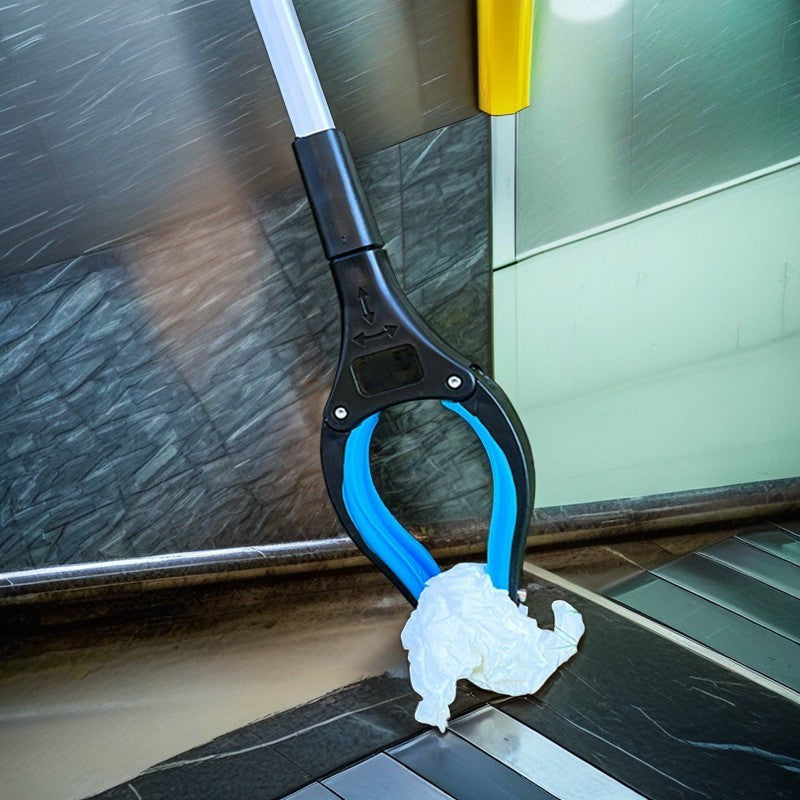 Yorqin Aluminum Alloy axlatni ushlash uchun uzoq tutqich va naqshli dizayni bilan