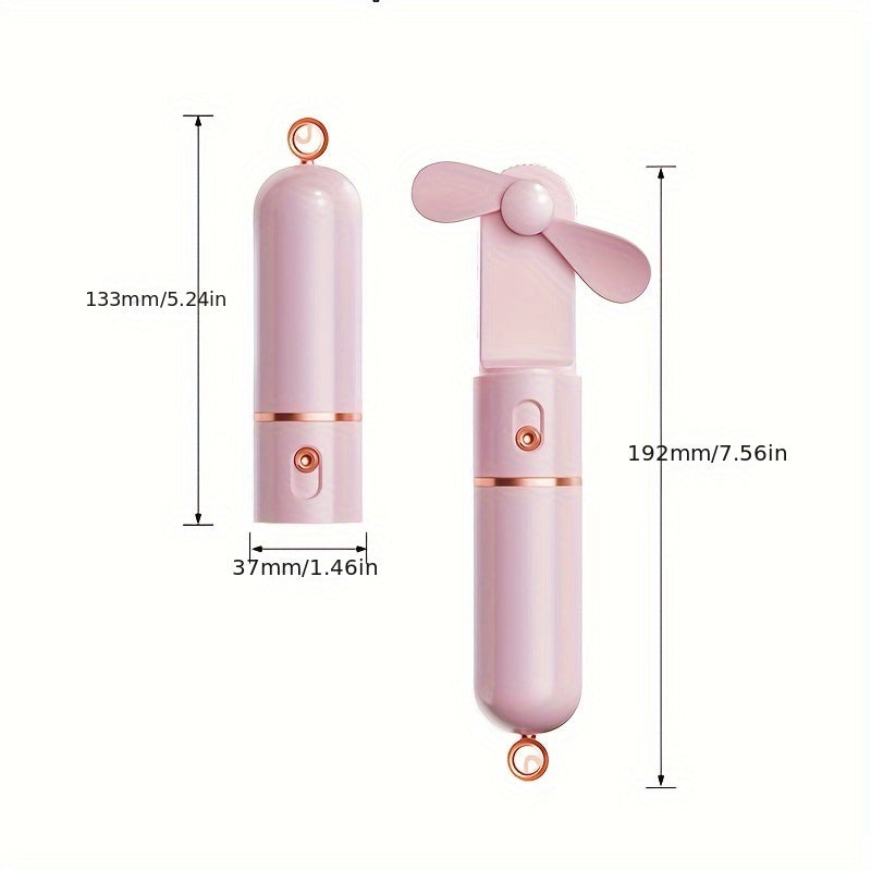 Rechargeable Handheld Fan Portable USB Pocket Fan Personal Cooling Long-Lasting