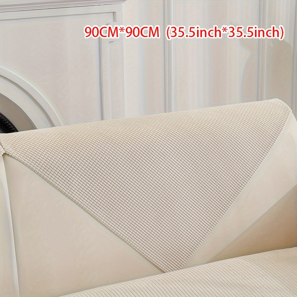 All-Season Velvet Sofa Cushion with Anti-Cat Scratch and Non-Slip Features