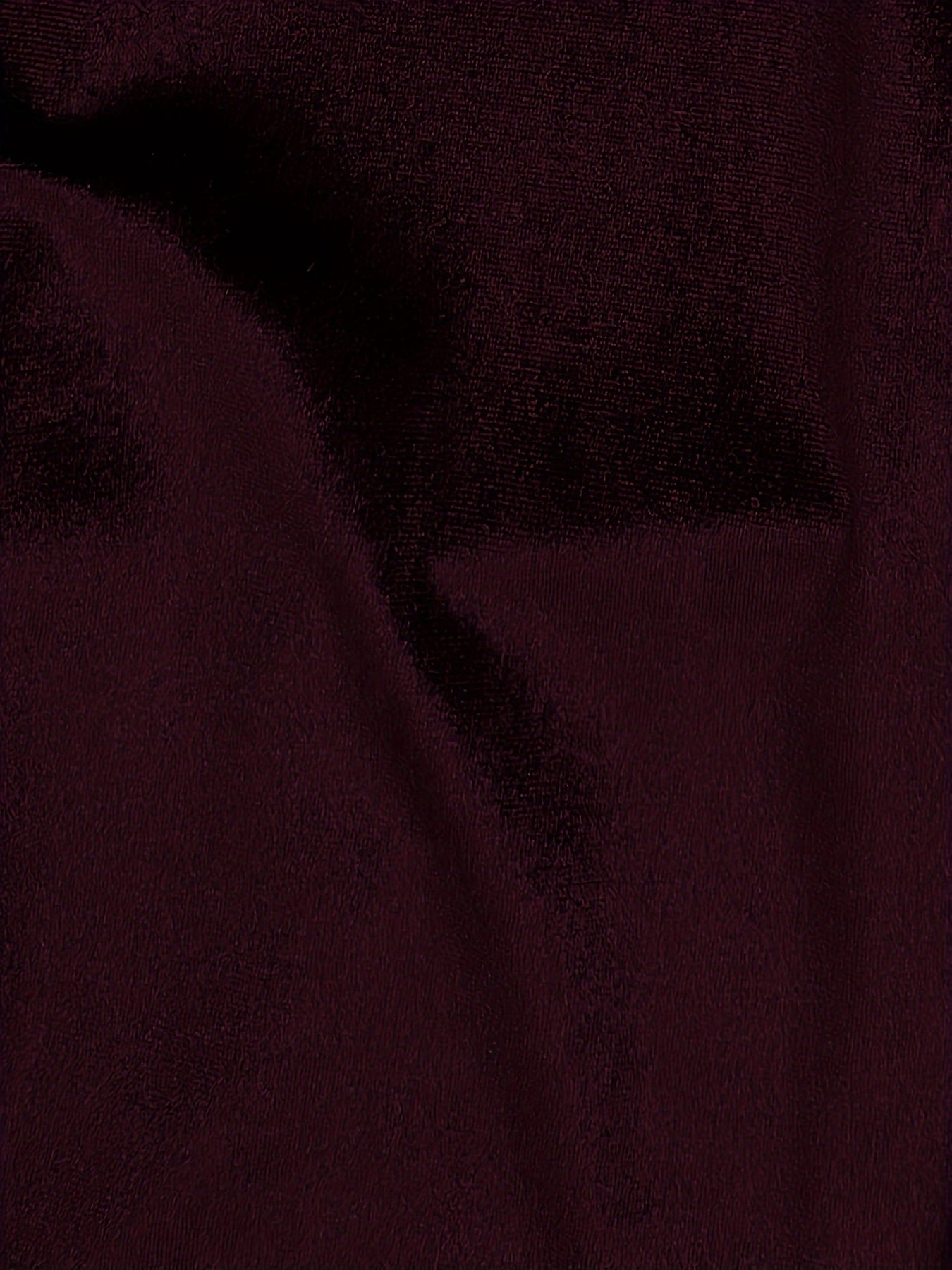 Plus Size Velvet Wide Leg Pants Elastic Waist Pockets Women's Clothing