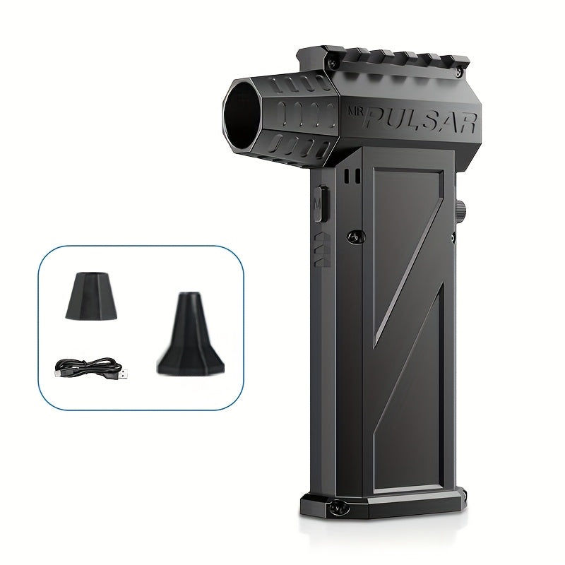 Electric Air Duster with Mini Jet Fan Rechargeable Cordless Blower for Cleaning and Cooling