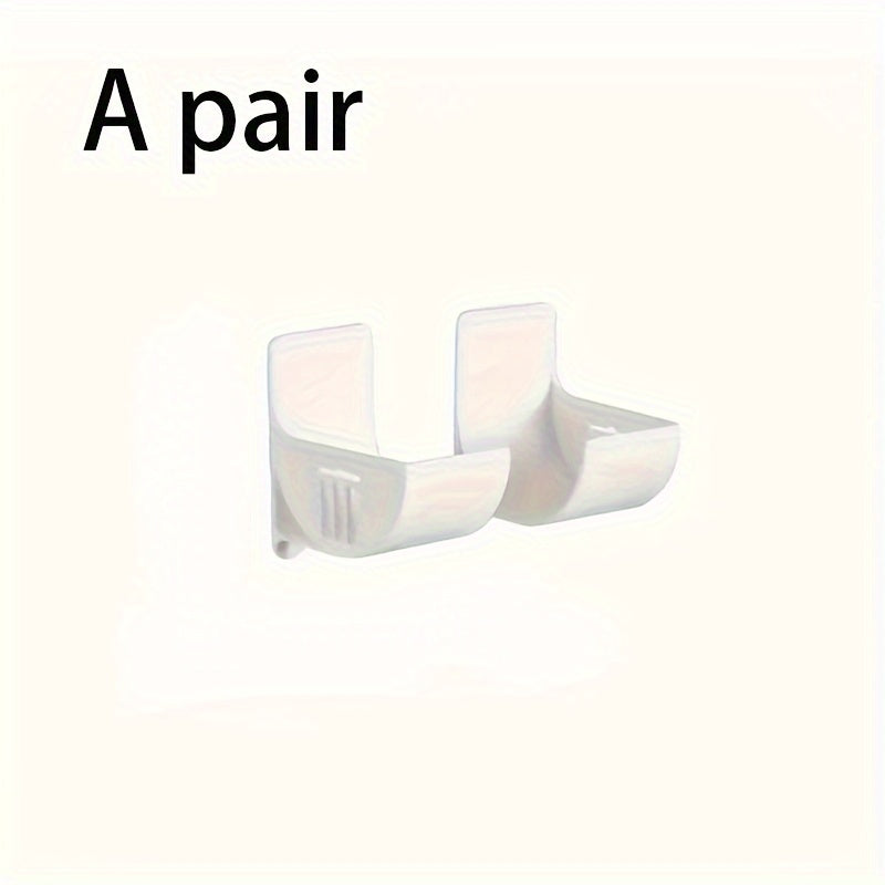 Devorga o'rnatiladigan plastik sumka tashkilotchilari, 2, 4 yoki 6 ta to'plamlar, sozlanadigan o'z-o'zini yopishtiradigan saqlash racki