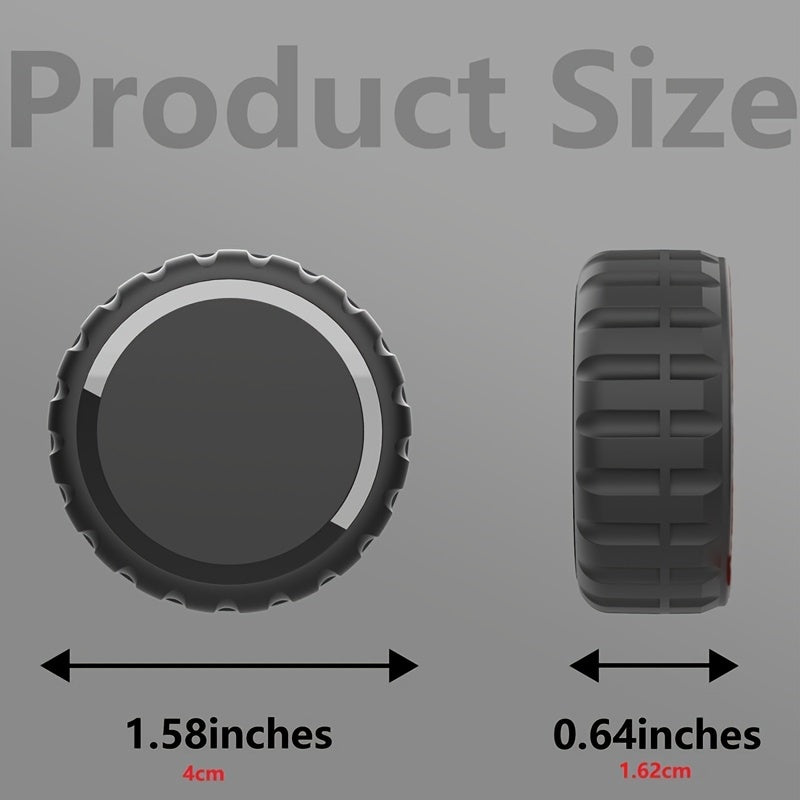 Magnetic Shockproof TPU AirTag Case for Keychains and Bags