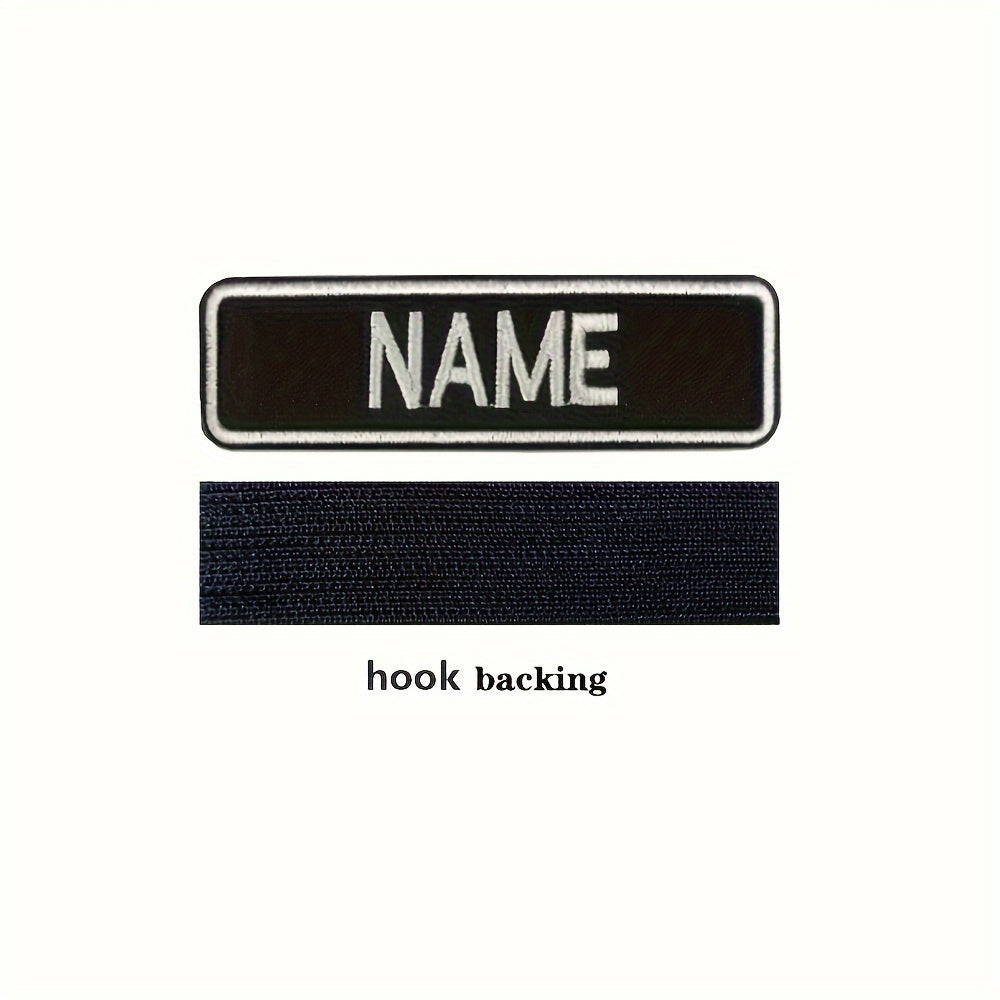 Personalized Embroidered Name Patch for Clothing and Accessories