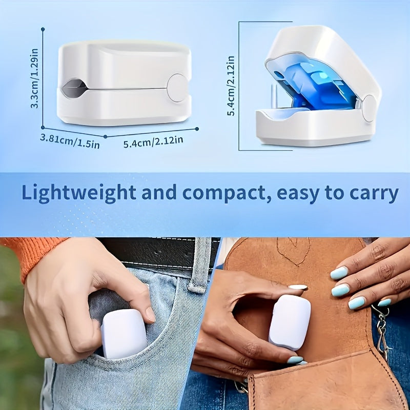 Portable LED Nail Care Device with Rechargeable Battery and USB Charging