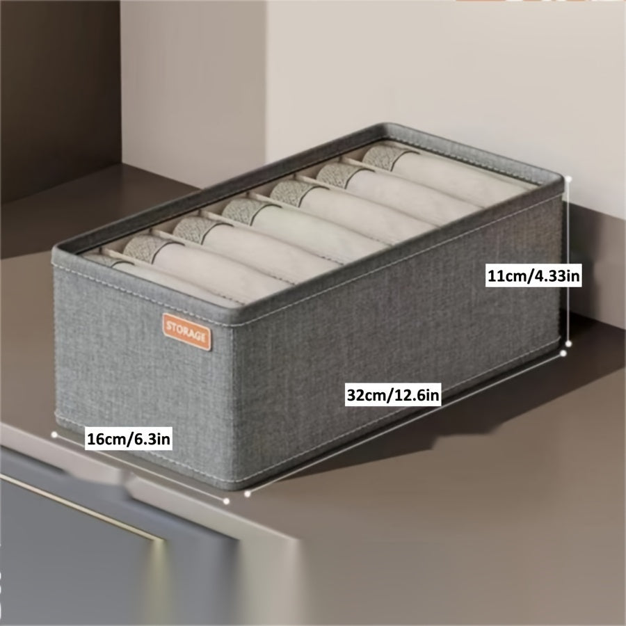 Organizador de almacenamiento de ropa interior para sujetadores, calcetines y pantalones en cajón o armario