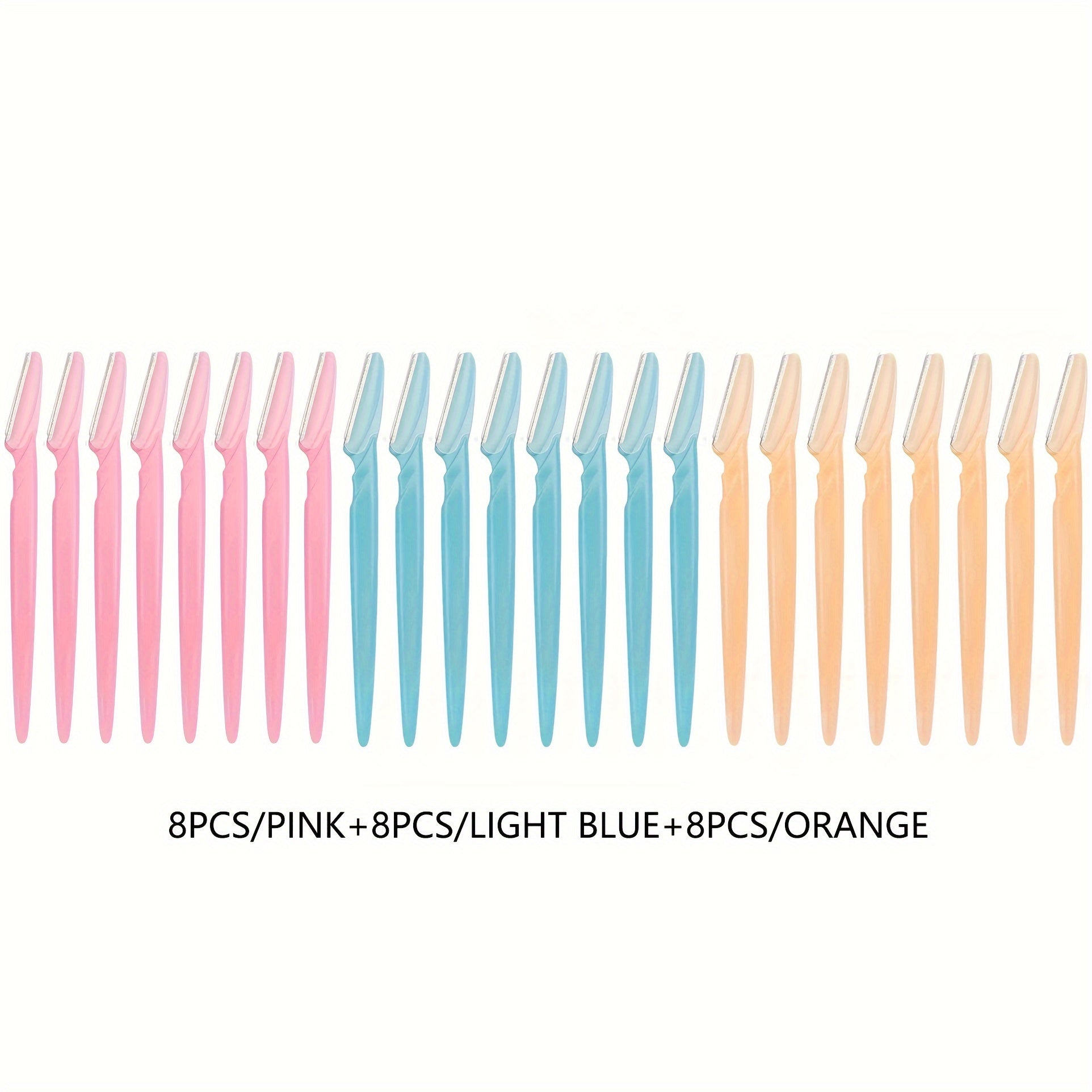 Kit de afeitado facial para unisex con maquinillas de afeitar 3/5/6/12/24 piezas Herramienta de cuidado personal