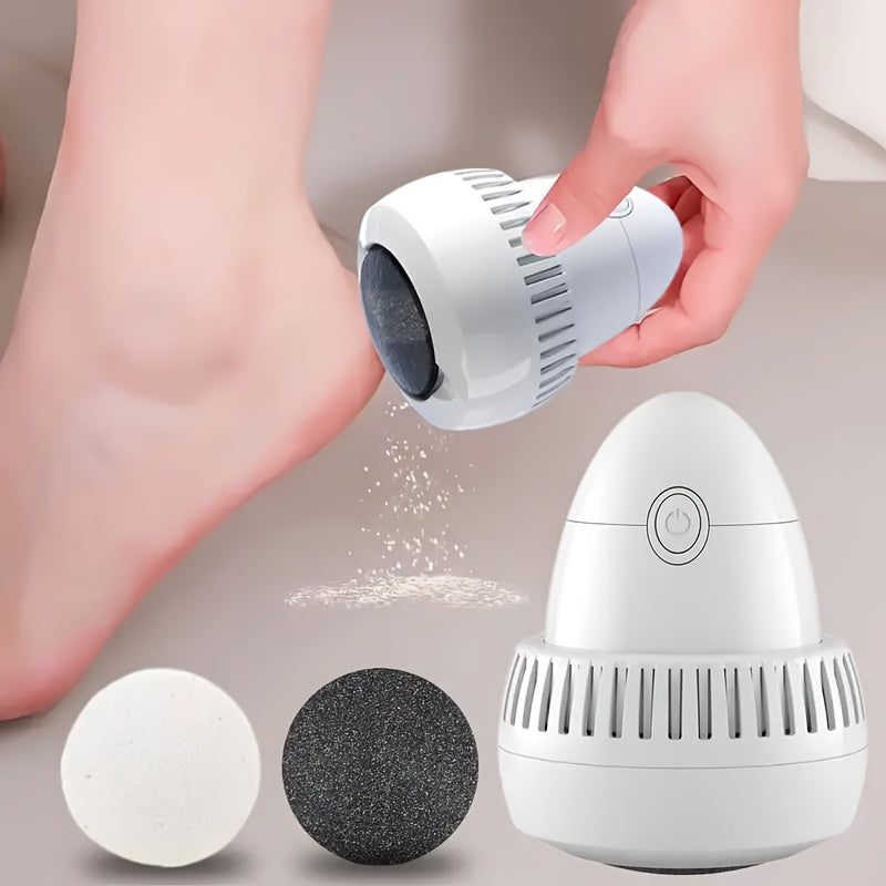 Rechargeable Electric Foot Grinder with Callus Remover and Heel Scraper USB Charging