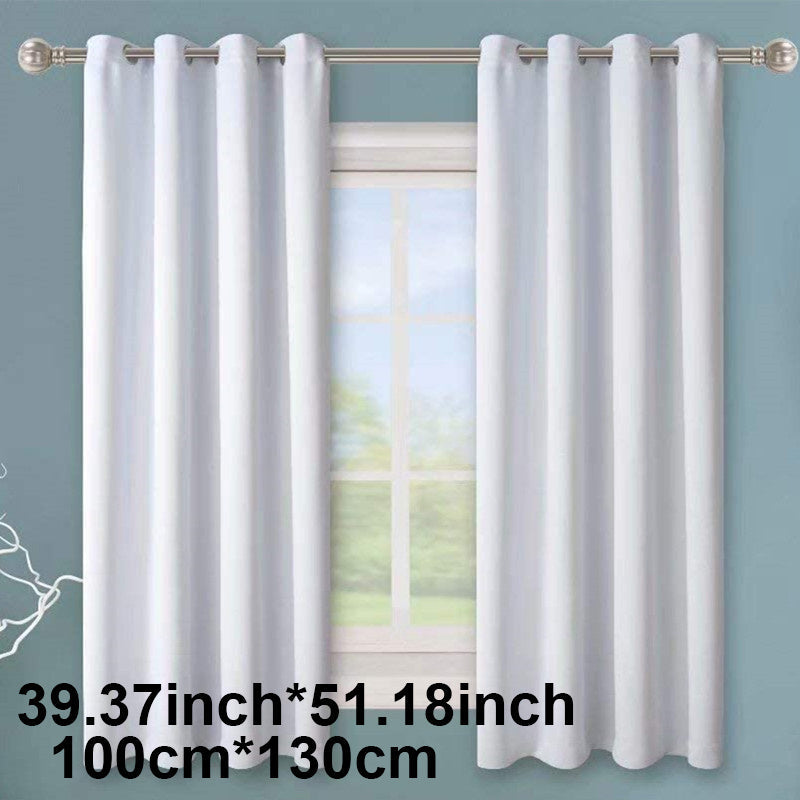 Blackout Curtain 1 Panel Solid Black Insulated Room Darkening for Bedroom Living Room