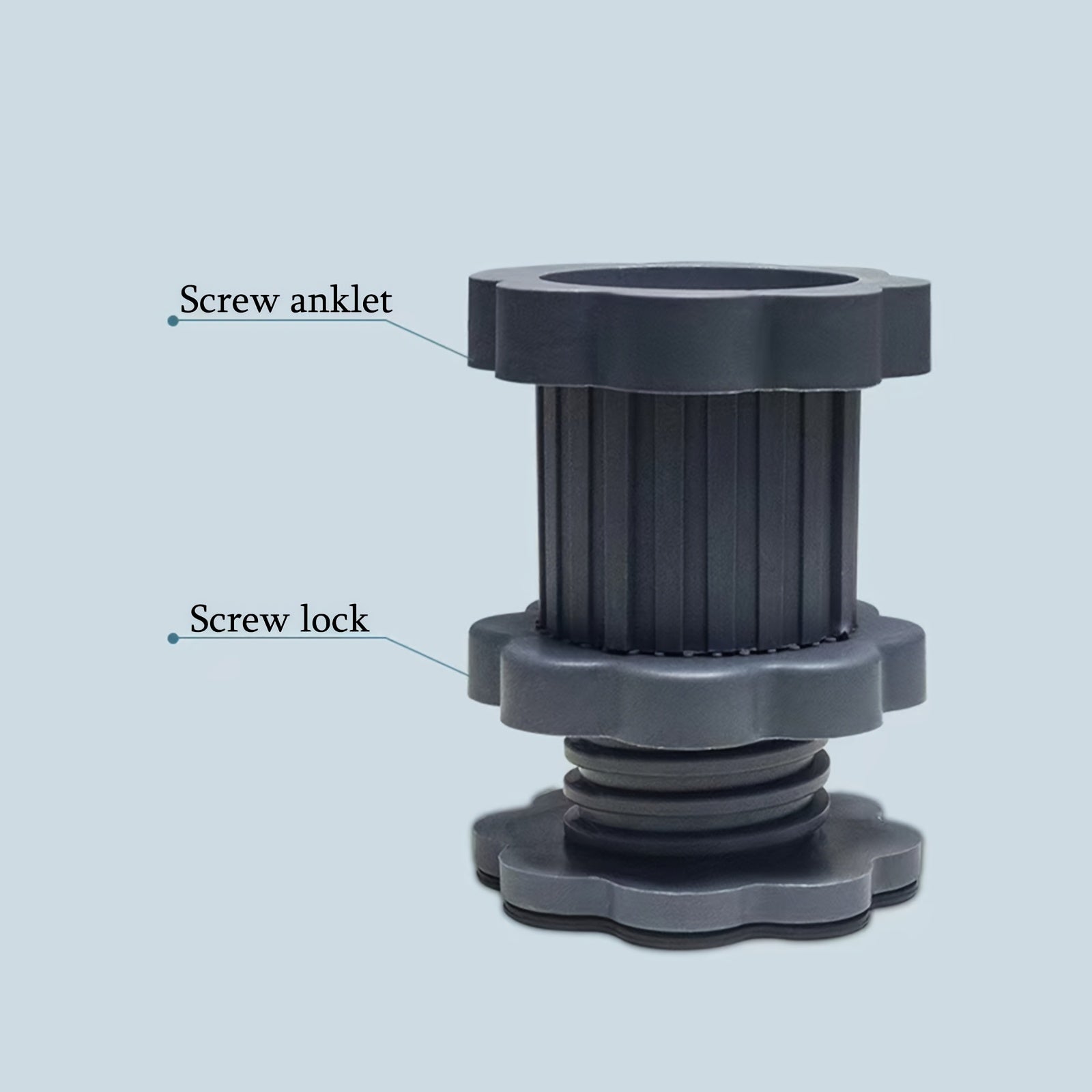 To'rt dona Duragrip Moslashuvchan Balansli Anti-Vibratsiya Kir yuvish mashinasi Poyafzal Padlari to'plami, 200Kg yuk ko'tarish qobiliyati bilan. Slip-Stop Qaytish Ko'taruvchi Mat va Universal Mebel Turg'ichi Dampersni o'z ichiga oladi.