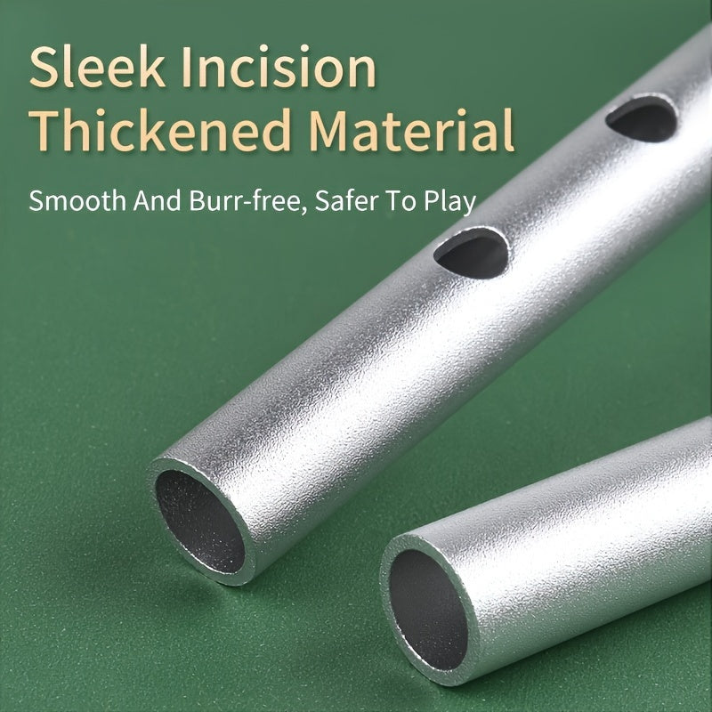 Irish Whistle in C/D Key Aluminum Alloy Lacquered Black or Gold Beginner-Friendly