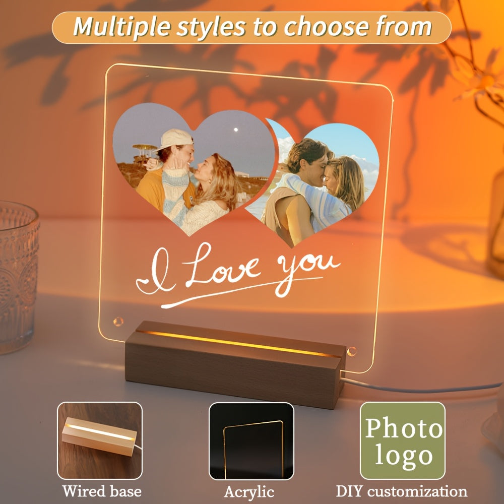 Customized Acrylic Photo Frame for Pets Family and Loved Ones Gift