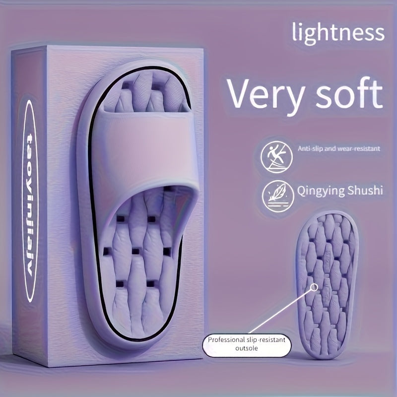 Women’s EVA Slip-On Slippers with Cut-Out Design for Indoor Outdoor Use