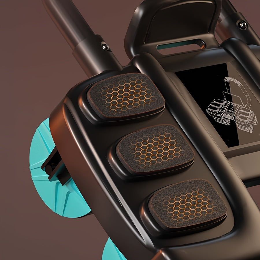 Аб-роллер с наколенниками для тренировки корпуса, домашний фитнес, оранжевый, синий, черный