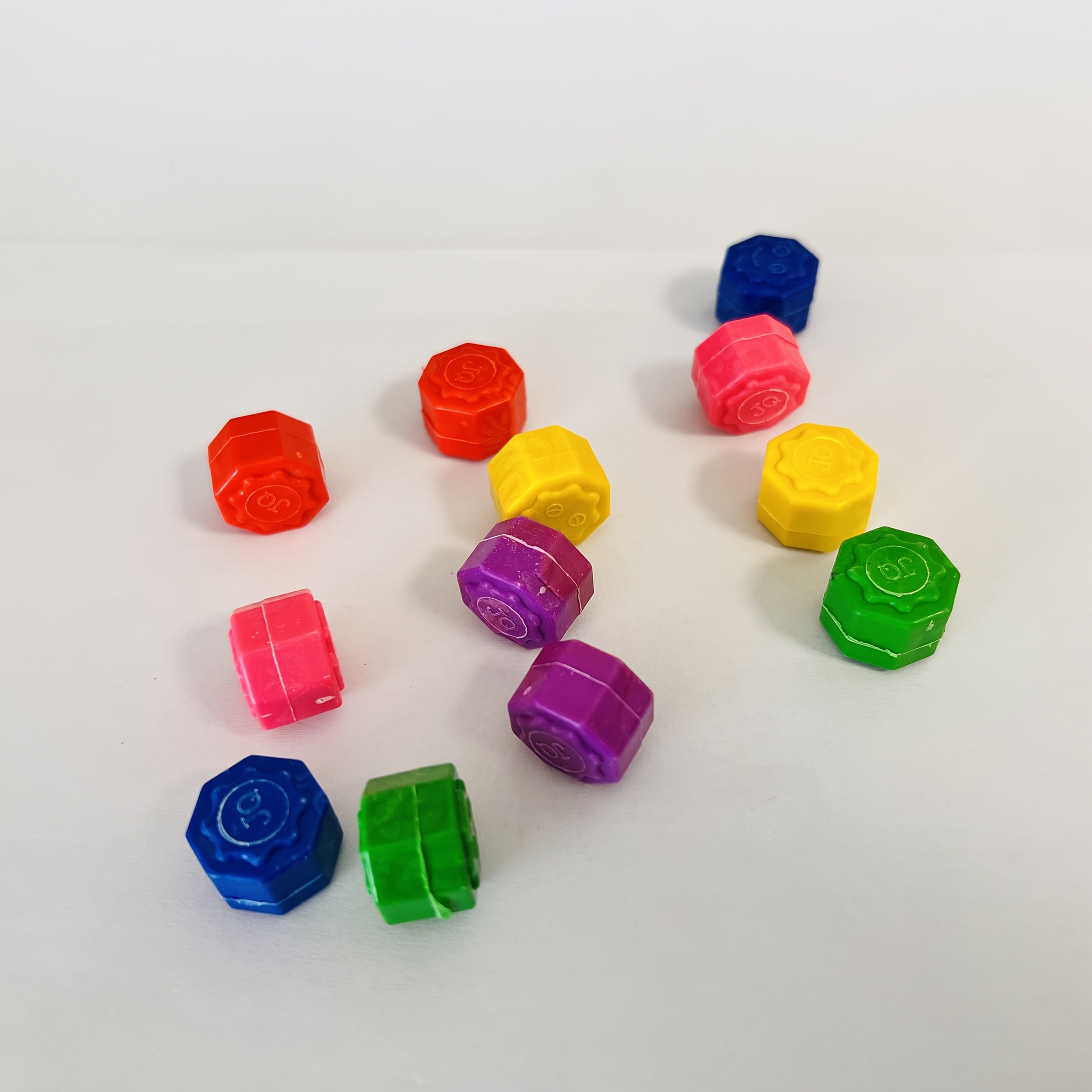 Juego al aire libre para adultos, plástico Gonggi, clásico coreano, piedra-agarre, colorido