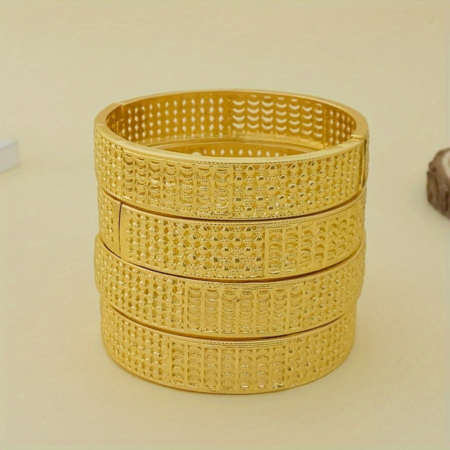 Set of 4 Boho Charm Bracelets for Women Zinc Alloy Wedding Party Gift