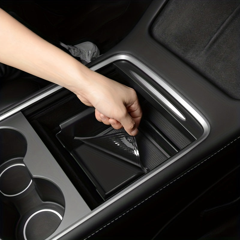 2 Packs Car Center Console Organizer for Tesla Model 3/Y, Storage Box, Tidy Interior