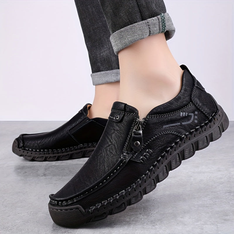 Men's Casual Loafers Non-Slip Rubber Sole Microfiber Synthetic Leather All-Season