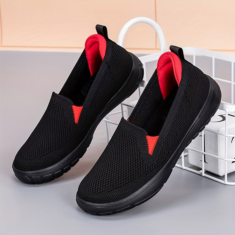 Women's Slip-On Sneakers Casual Walking Shoes Laceless Soft Sole