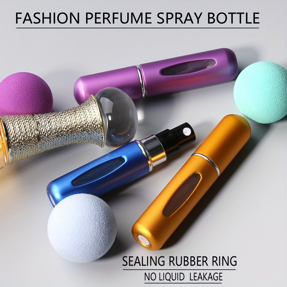 Набор мини-распылителей для духов 5 мл, портативные refillable флаконы для путешествий