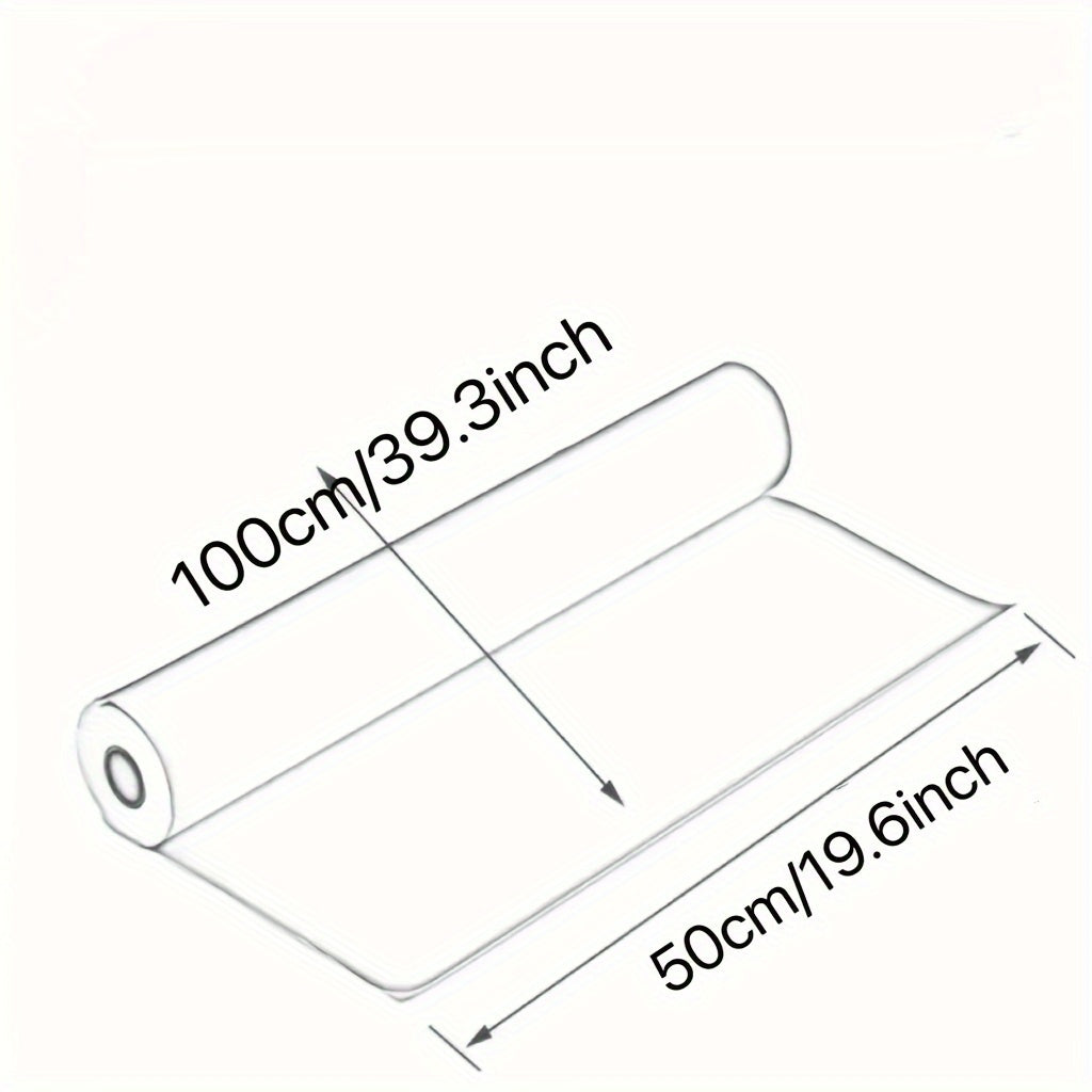 Glass Film Roll for PVC Glass Decoration 39.88cm x 99.82cm Electrostatic Adhesive