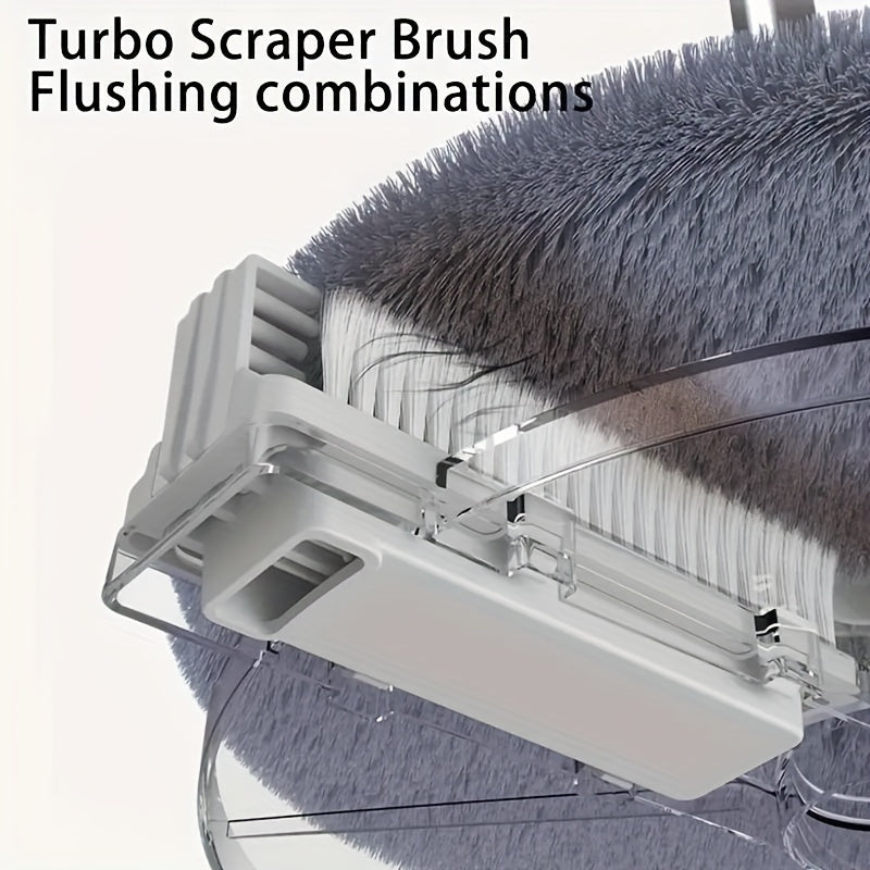 Комплект для уборки «всё в одном» с вращающейся тряпкой для влажной и сухой уборки