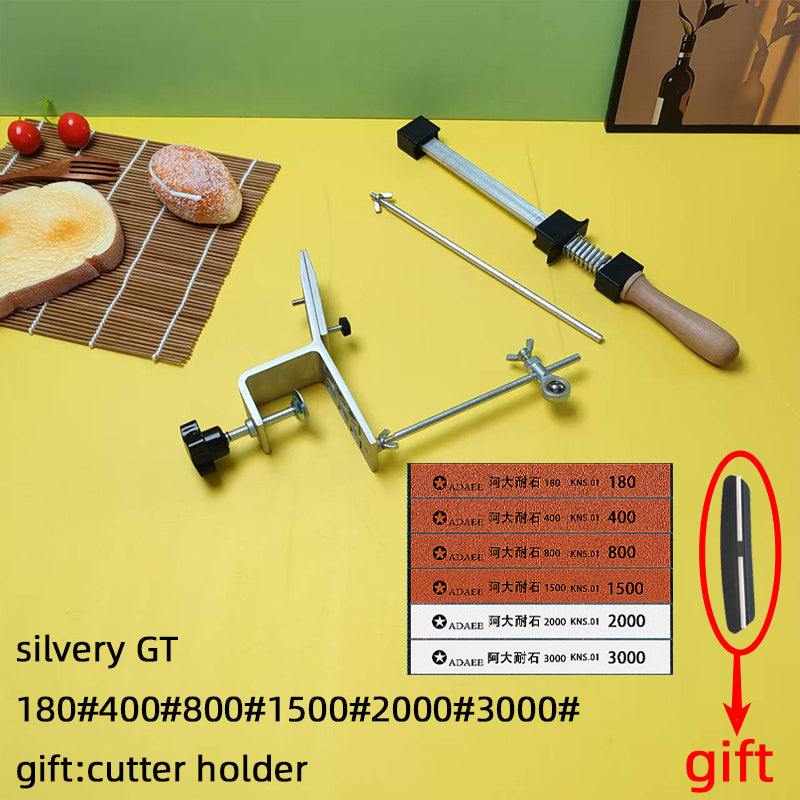 Точилка для кухонных ножей с фиксированным углом, нескользящая основа, эффективное заточка