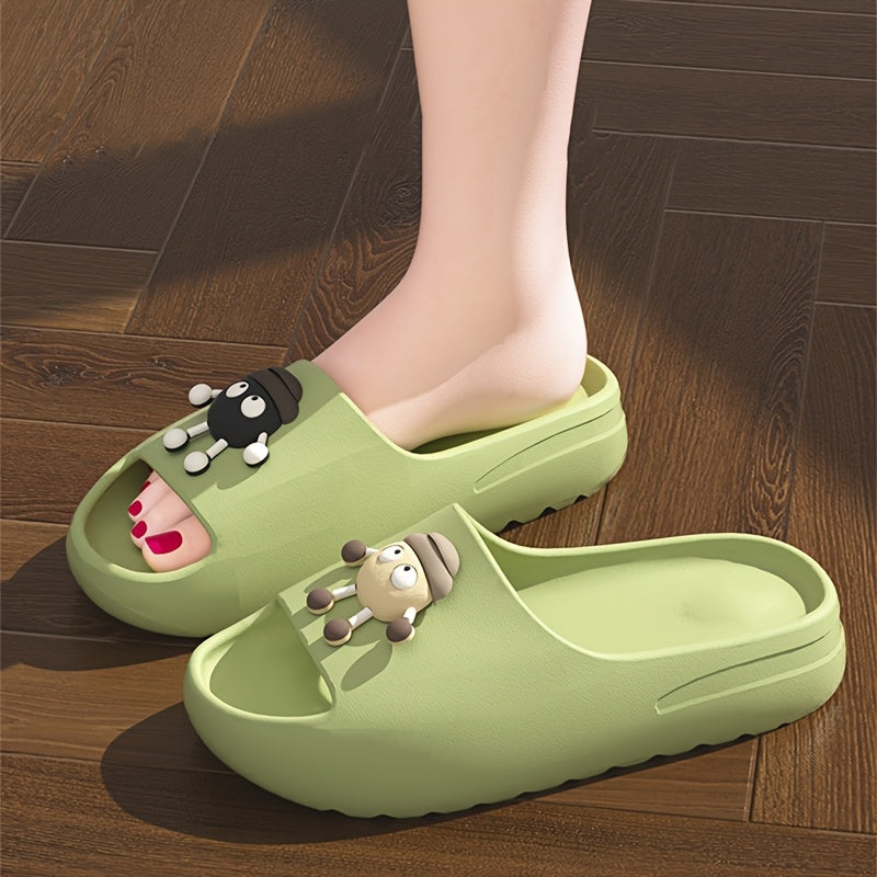 Women's EVA Slides Ultra-Soft Quick-Dry Indoor Outdoor Solid Color