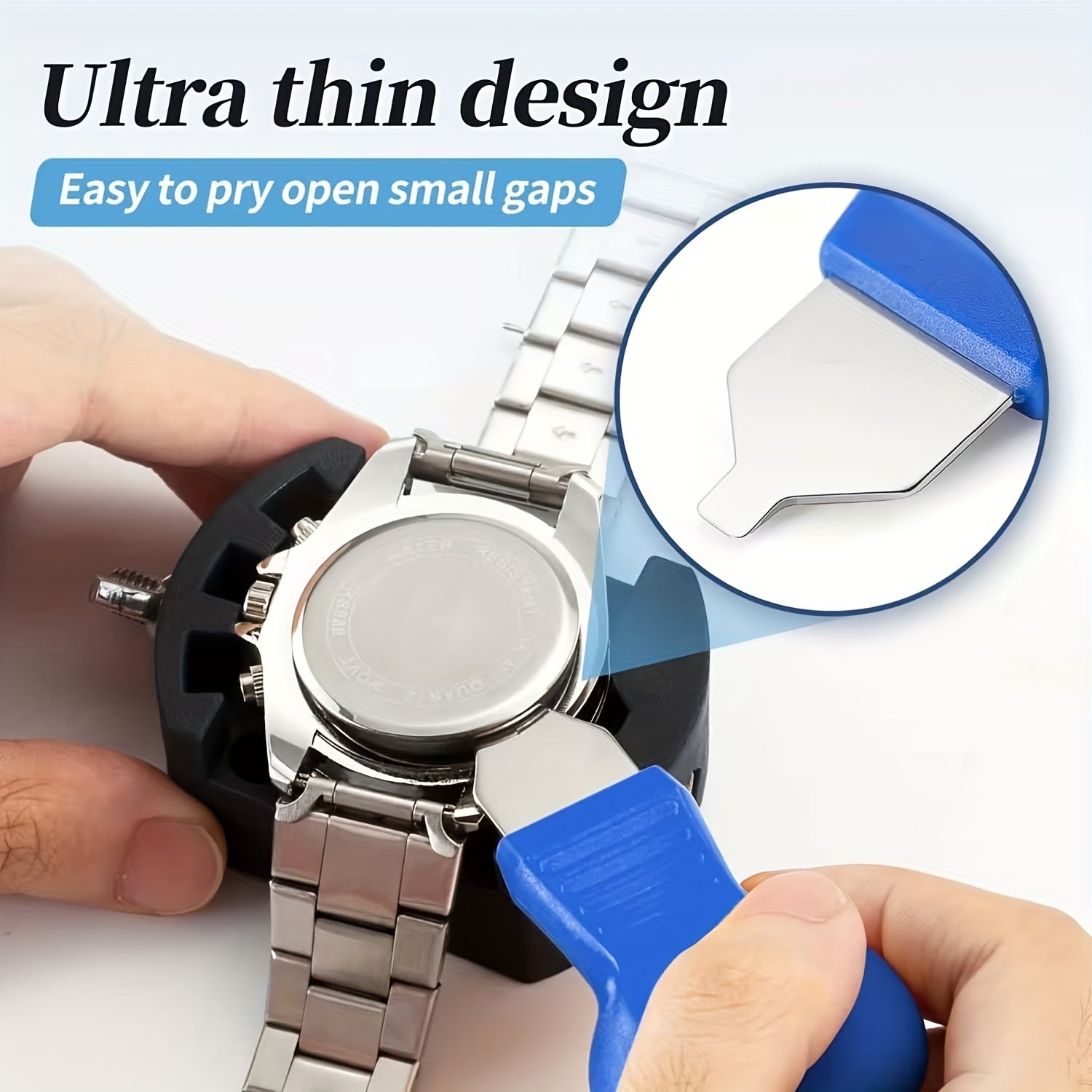 Watch Repair Tool Kit 26 Pieces with Case Opener Back Remover Spring Bar Tweezers