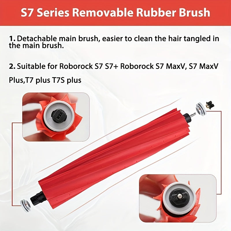 Ushbu to'plamda Roborock S7 MaxV Ultra/S7 Pro Ultra bilan mos keladigan 18 ta aksessuar mavjud. O'rnashadigan qismlar orasida 1 ta asosiy cho'tka, 4 ta mop mato, 4 ta filtr, 4 ta yon cho'tka, 4 ta chang sumkasi va 1 ta o'z-o'zini tozalash cho'tkasi bor.