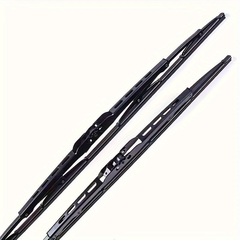 Universal Iron Wiper Blade Suitable for J/U Hooks 30.48-66.04cm Quiet and High Definition