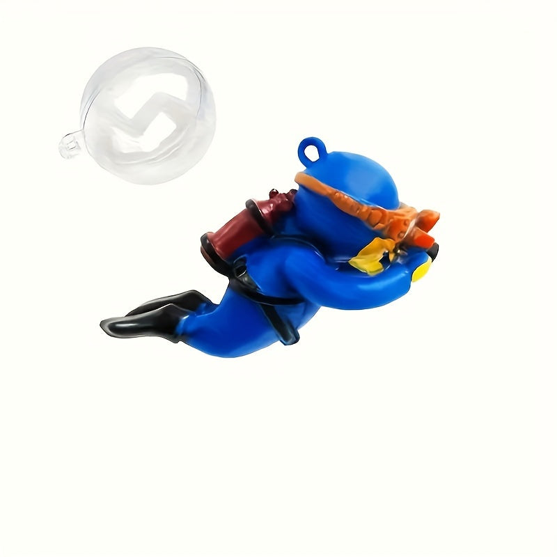 Diving Action Figure Aquarium Ornament Plastic Fish Tank Decor