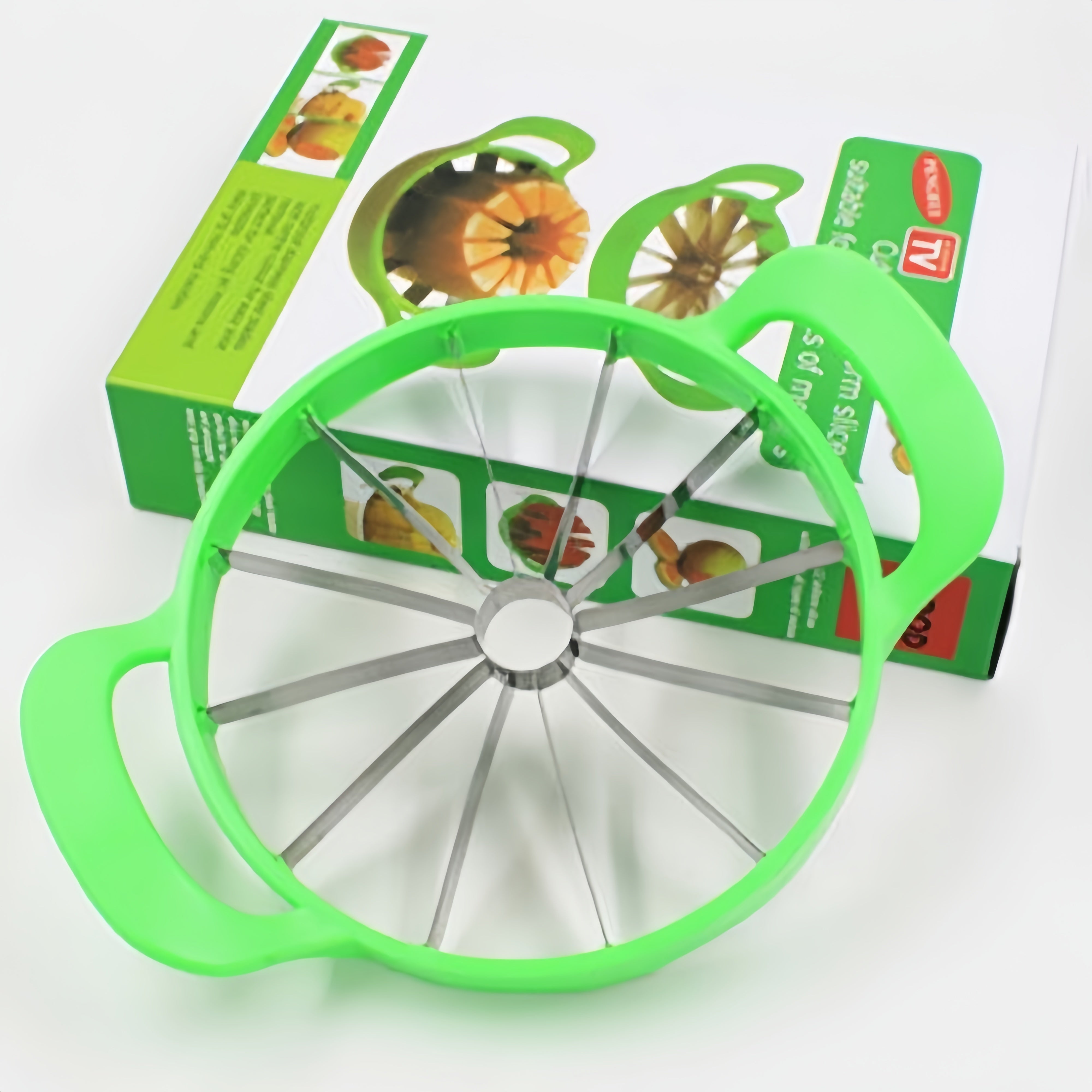 Durable stainless steel watermelon slicer cutter for easy slicing and serving