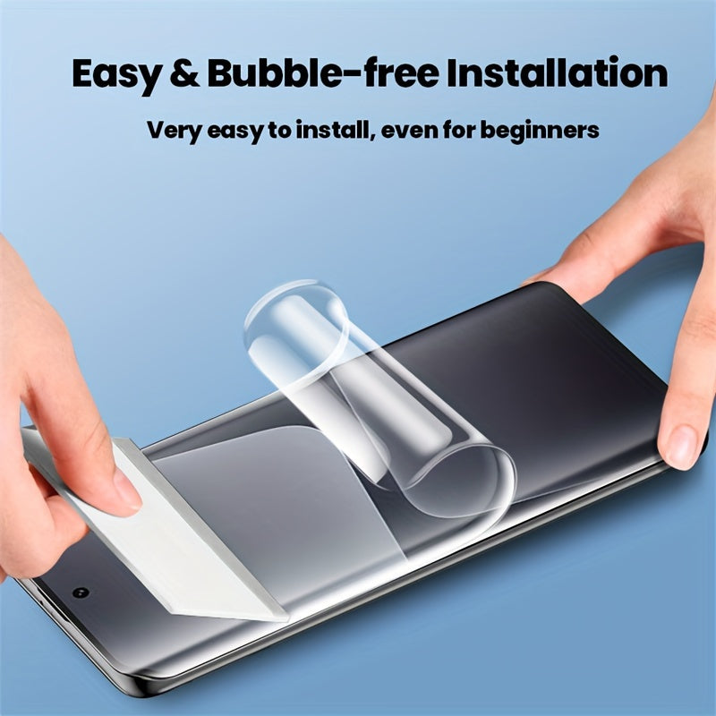 4Pcs Hydrogel Screen Protector for Samsung Galaxy S24 S23 S22 S21 S20 Ultra Plus FE S10 Plus Note 20 10 Ultra Plus 9