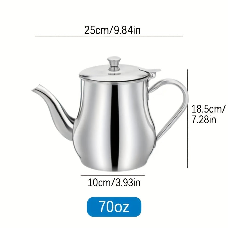 Нержавеющая сталь чайник с фильтром для горячих и холодных напитков, большой объем