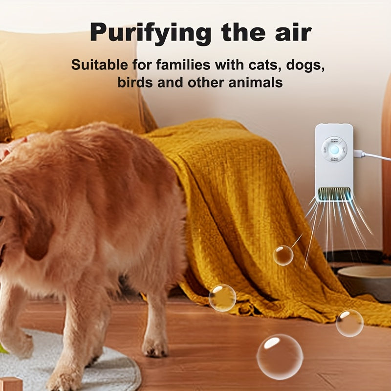 Air Purifier for Pets and Home - Compact, Fast Purification, Hangable