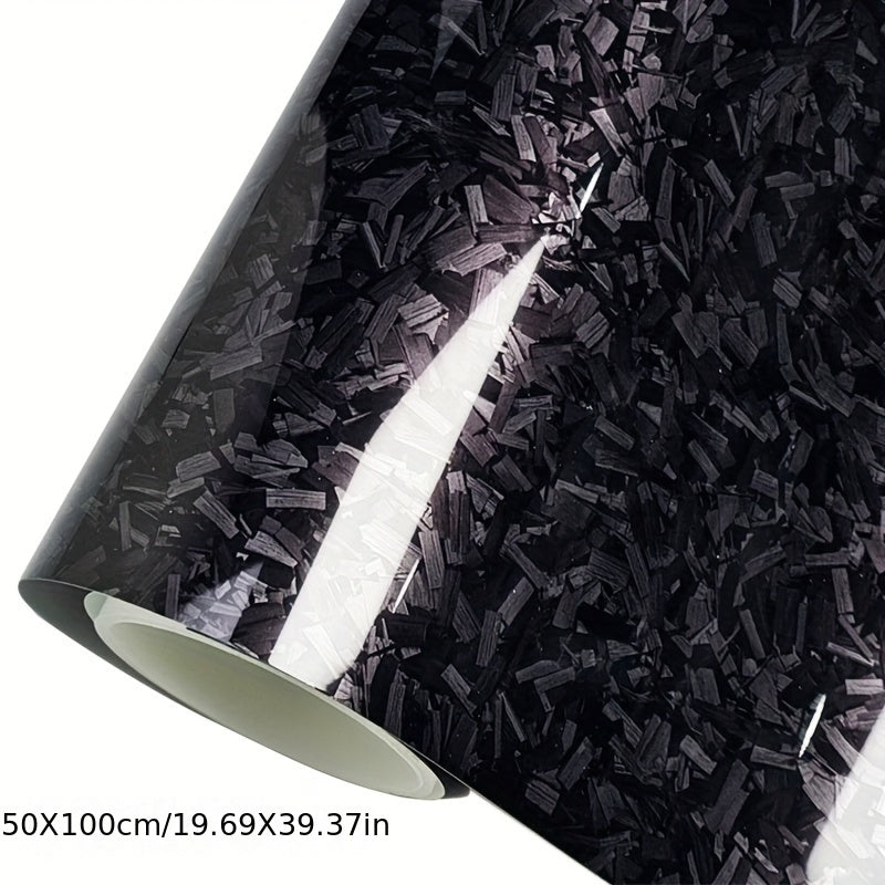 Karbon PET Rainbow Laser Qadoqlash Rulonli Yopishtiruvchi Avtomobilni Qoplash uchun