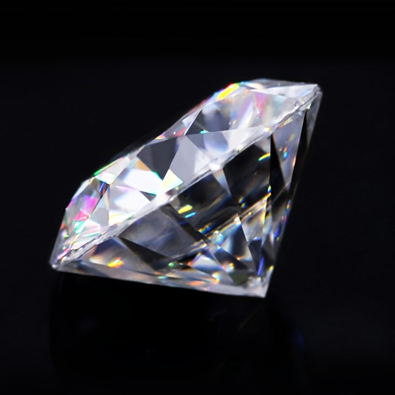 VVS1 Round Moissanite zargarlik buyumlari toshlari 2ct 3ct 4ct 5ct Sertifikatlangan haqiqiy
