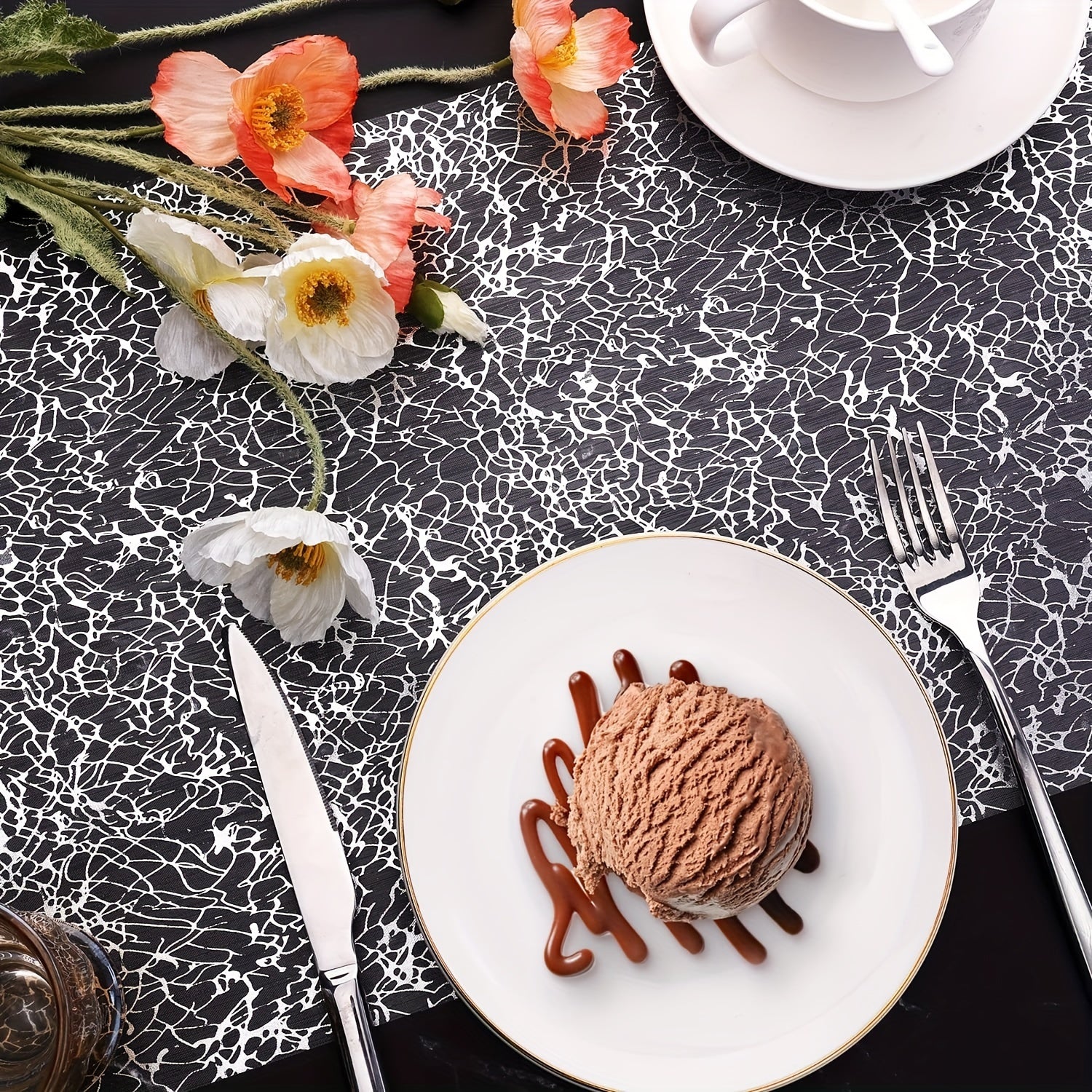 Glittering Metal Table Runner for Weddings Parties and DIY Projects