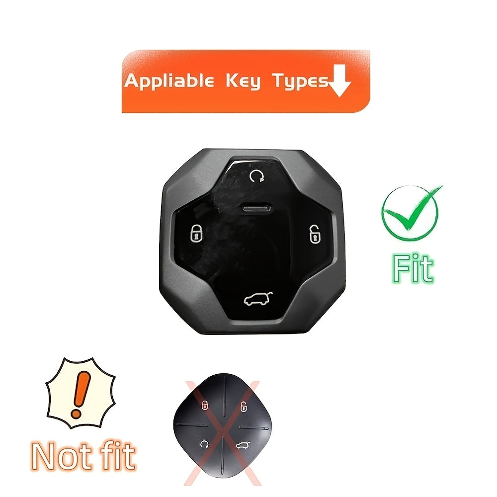 Universal TPU Key Fob Cover with Lanyard for Car Remote 2023 2024