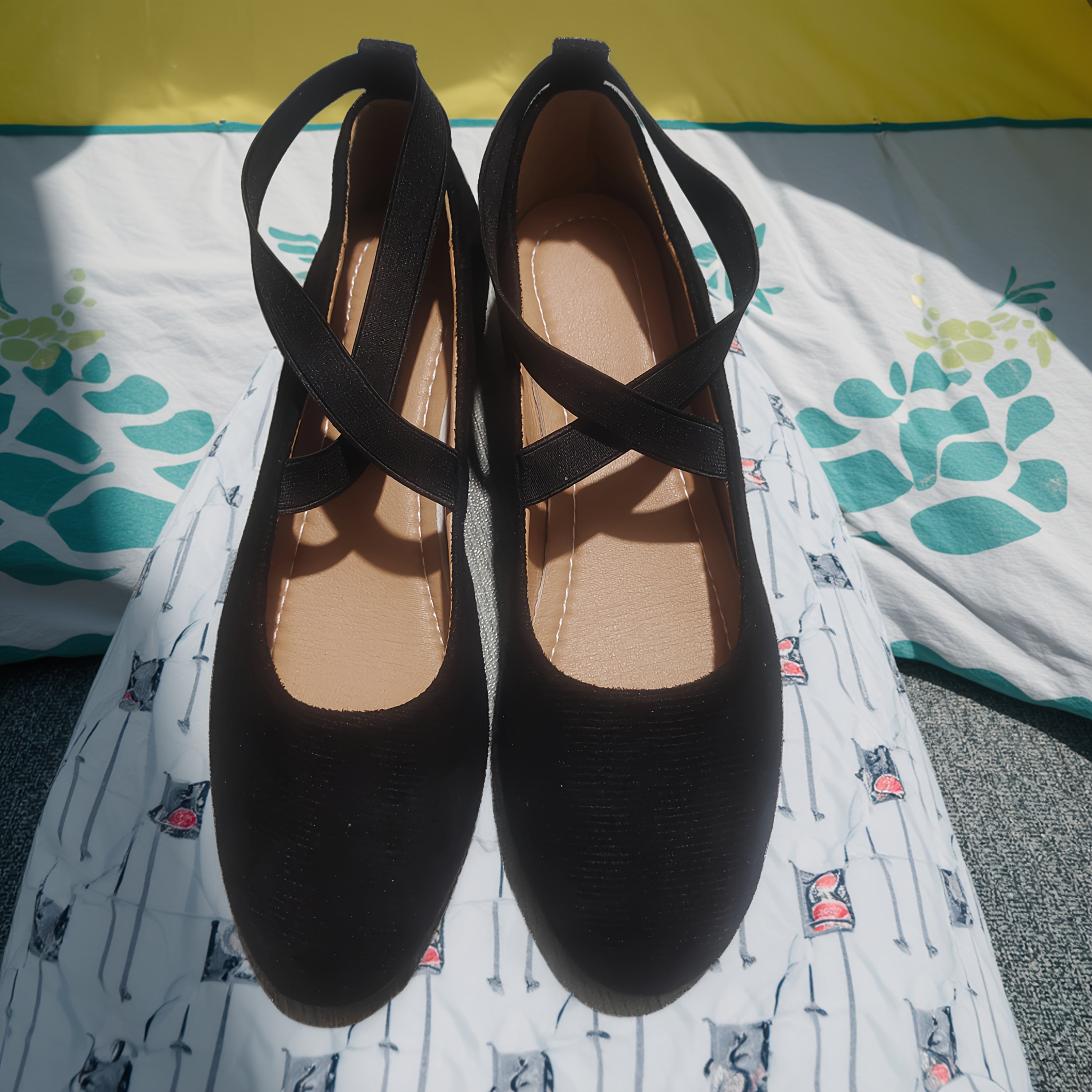 Ayollar uchun kengaytirilgan poyabzal, kundalik Mary Jane, bir rangli, osongina kiyinadigan, qora, nude, ko'k