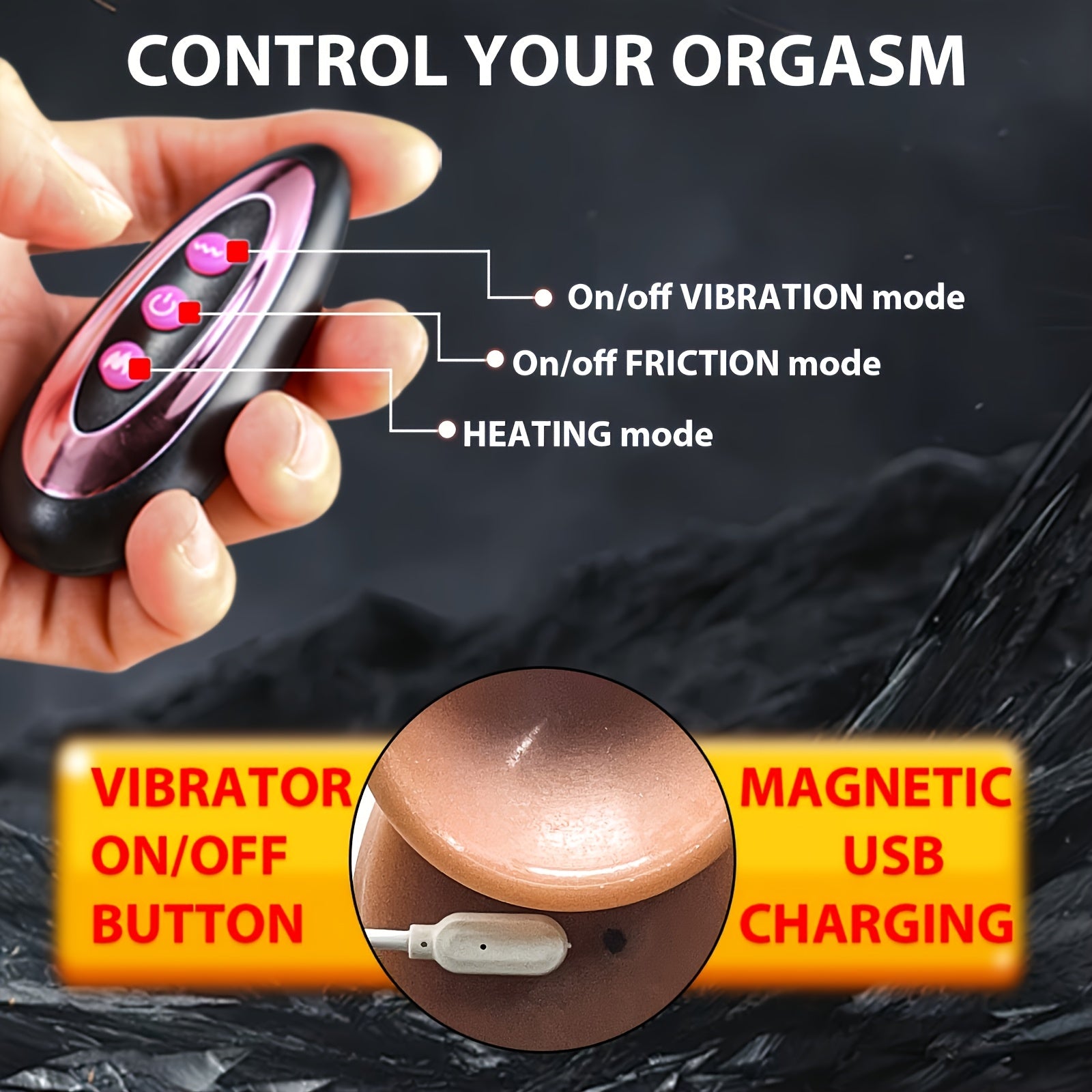 Unisex Silicone Realistic Dildo with Suction Cup, 22cm, G-Spot Stimulation