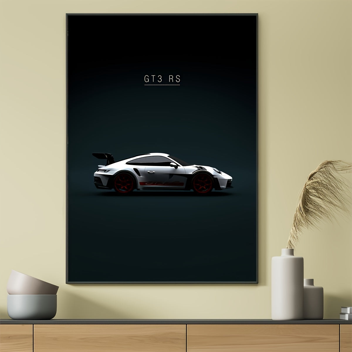 Modern Car Canvas Wall Art Poster for Bedroom Living Room Home Office Decor Unframed
