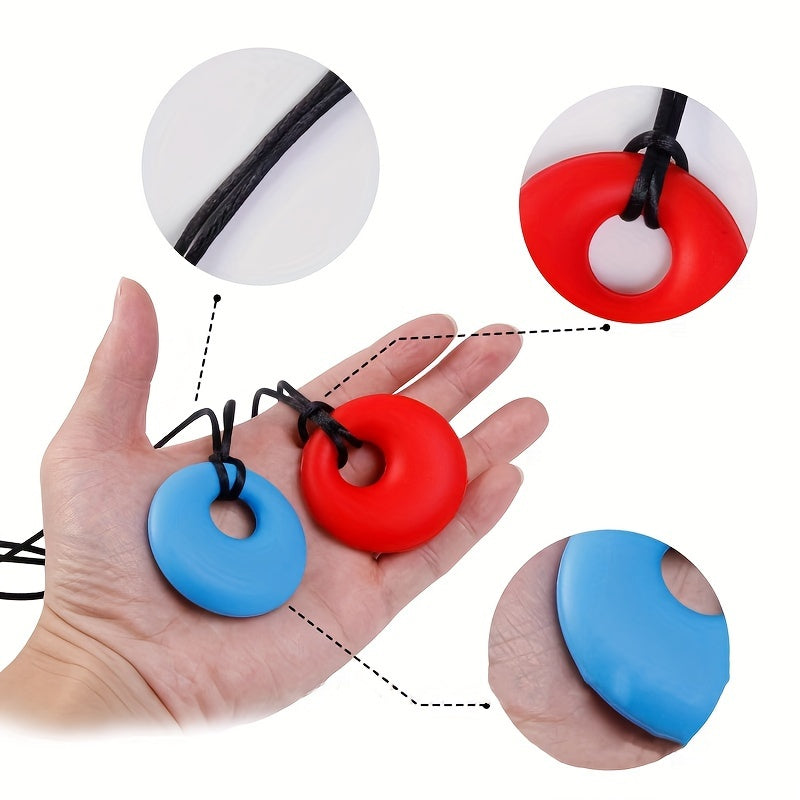 Kids Silicone Teething Necklace Calming Sensory Oral Care Accessory