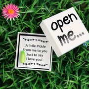 Synthetic Resin Keepsake I Love You A Little Pickle Birthday Gift for Family and Friends