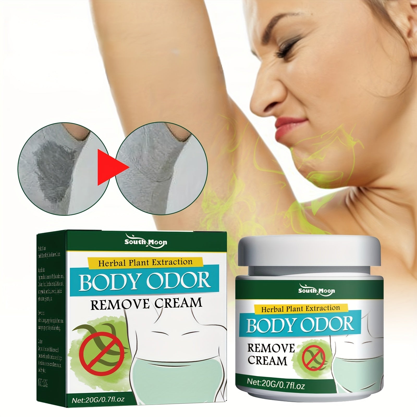 20g Antiperspirant Ointment Long-Lasting Odor Control Moisturizing Personal Care