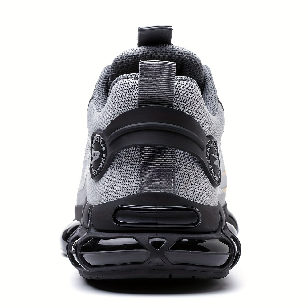 Zapatillas de seguridad con punta de acero y transpirables para todo tipo de estaciones