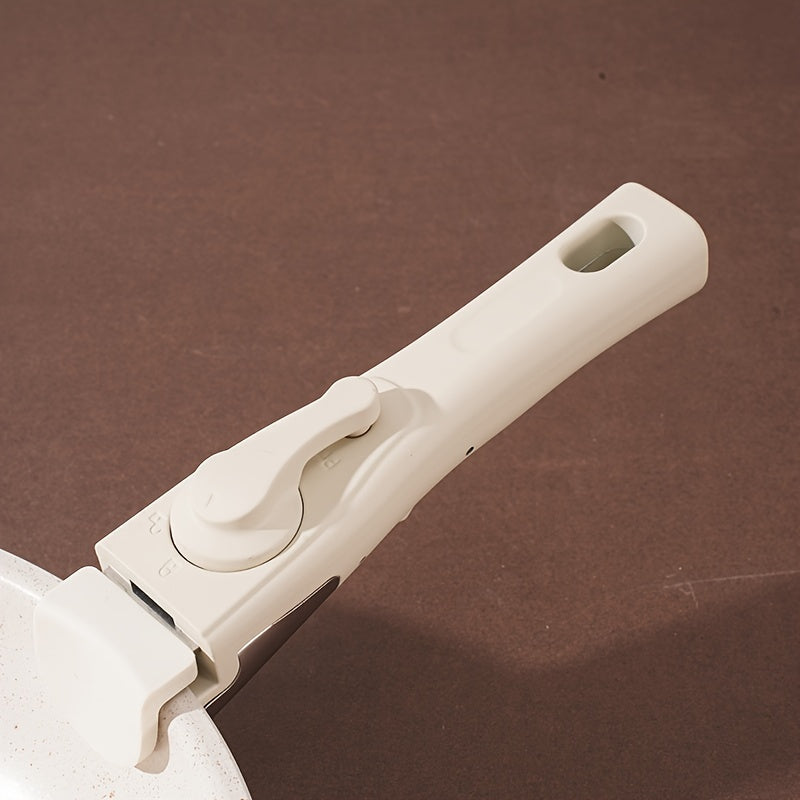 15 ta alyuminiy idish-to'plam, ajratiladigan tutqichlar bilan, uy oshxonasi uchun ideal; Qovurish panasi, sosli panasi va qovurish panasi kiradi.