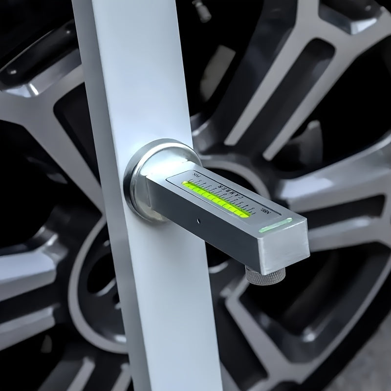 Car Magnetic Wheel Alignment Tool for Camber Adjustment and Tire Repair Green Bubble