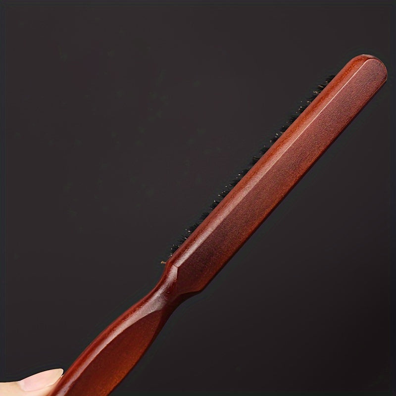 Uniseks yog‘och soch cho‘pqi antistatik taranglikni bartaraf etuvchi va sochlarni tartibga soluvchi tarozi